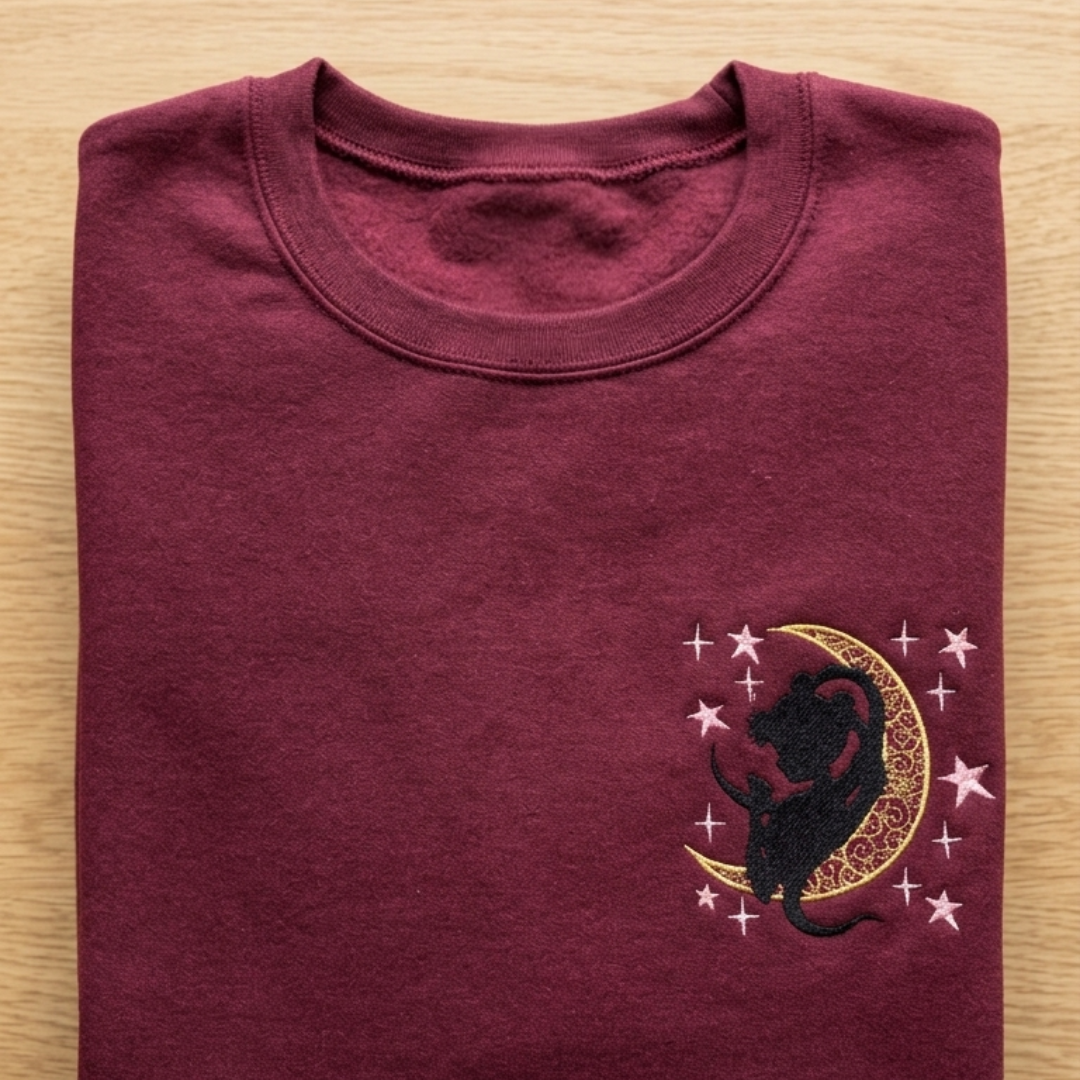 Moon Prism | Embroidered Sweater