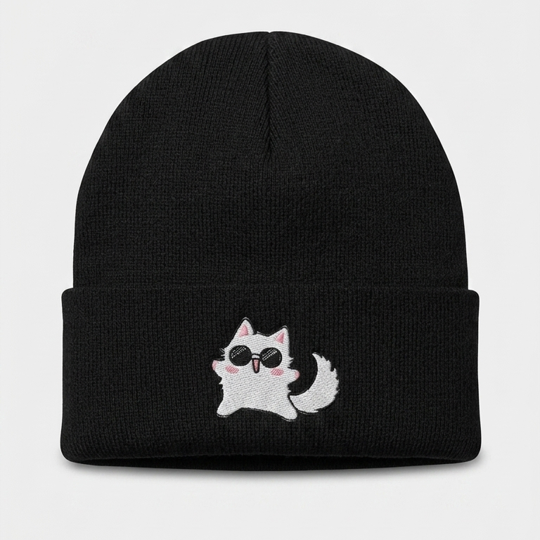 "Gojou Cat" | Embroidered Toque