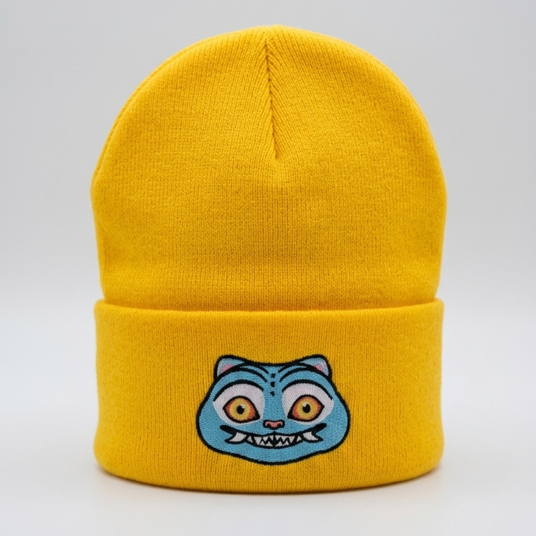 "Derpy Tiger" | Embroidered Toque