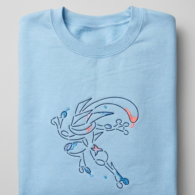 Drip "Greninja" | Embroidered Sweater