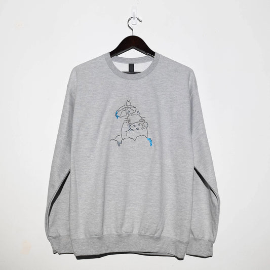 Drip "Totoro Umbrella" | Embroidered Sweater
