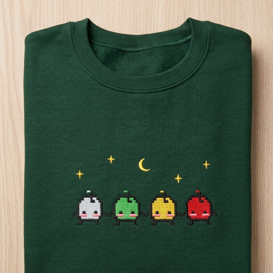 Forest Sprites | Embroidered Sweater