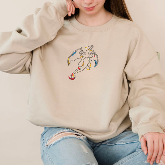 PKMN | Drip "Charizard" | Embroidered Sweater
