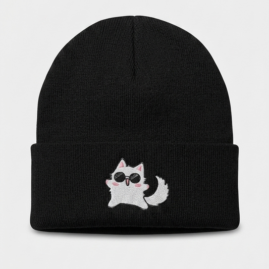"Gojou Cat" | Embroidered Toque