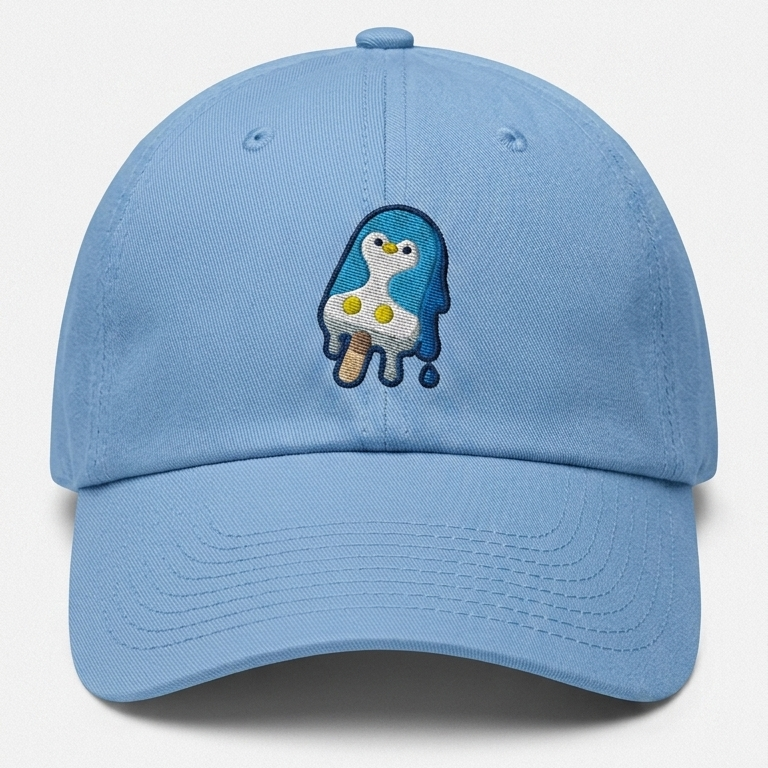 "Penguin Pop" | Embroidered Cap